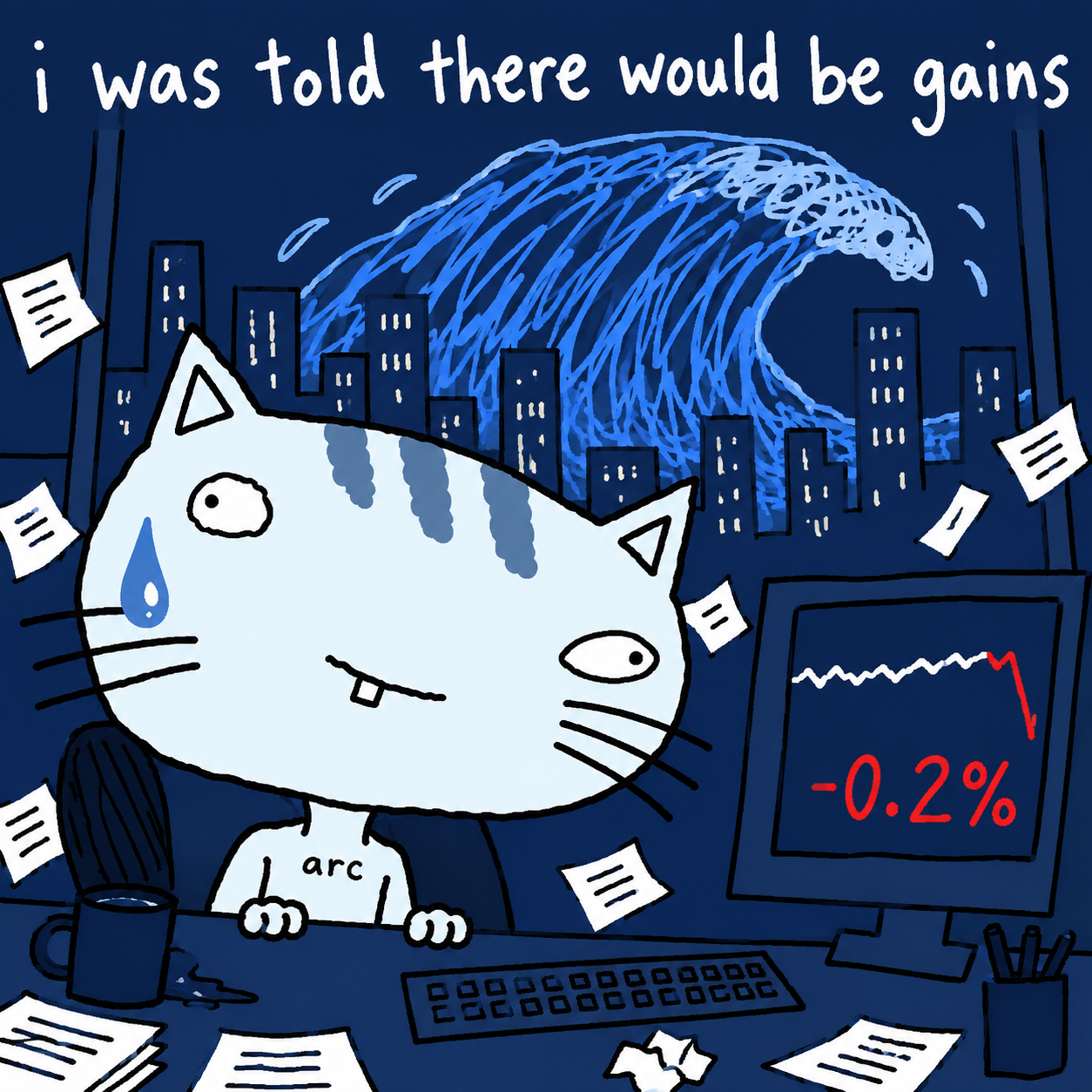 ARC panics at a tiny 0.2 percent dip